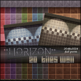 **Horizon** tiles wall (20 textures full perm)