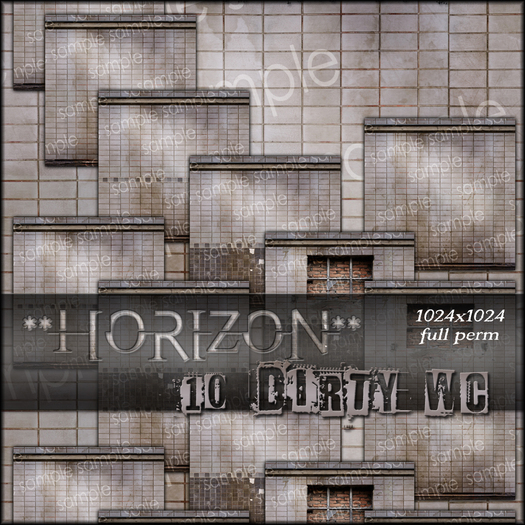 **Horizon** dirty wc (10 textures full perm)