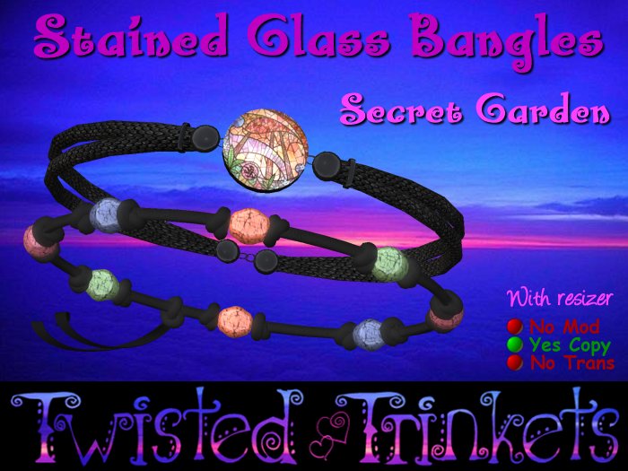 Stained Glass Secret Garden Bracelet