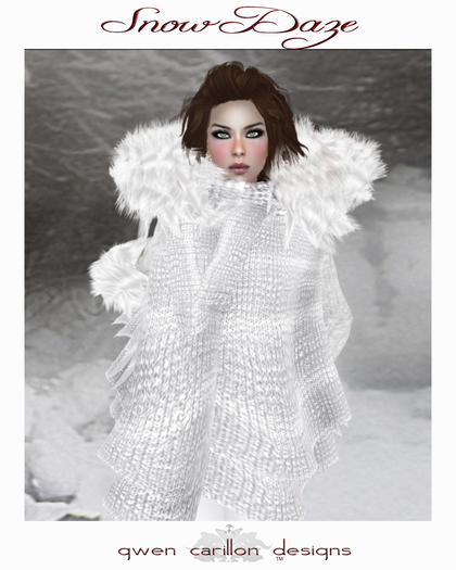 GCD - Snow Daze Poncho / Cape Set