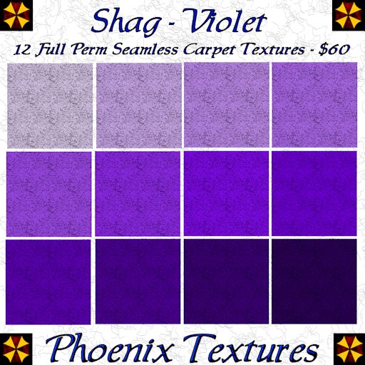 Phoenix Textures - Shag Violet