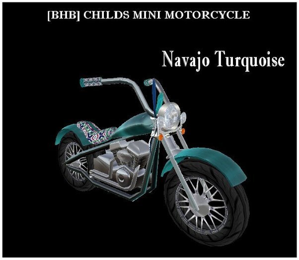 [BHB] THE NAVAJO CHILDS MINI MOTORCYCLE with position menu
