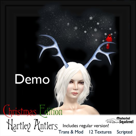 Mesh Antlers - Hartley Christmas Antlers or Horns - DEMOS 