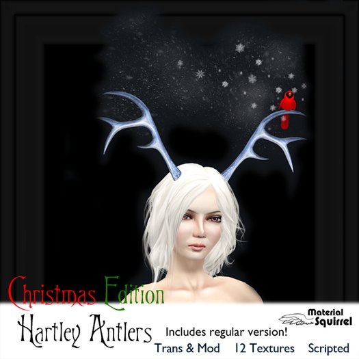 Mesh Antlers - Hartley Christmas Antlers or Horns - copy/mod