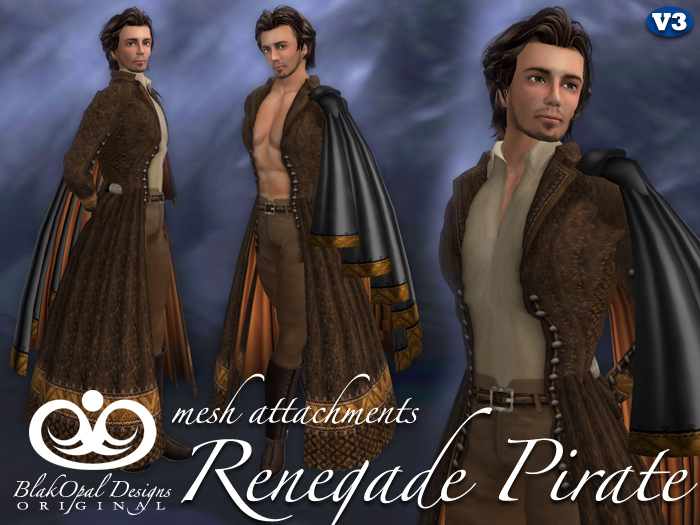 Renegade Pirate Outfit - Brown