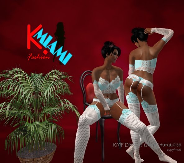KMF Gothic Dessous turquoise