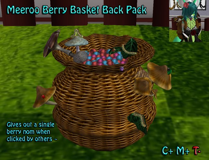 Meeroo Berry Basket Pack w/ & w/o Straps
