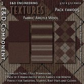 [FAW005] 6 512px Red Brown Tan Beige Argyle Wool Knit Fabric Textures for Sweater Hat Scarf Socks by E&D ENGINEERING