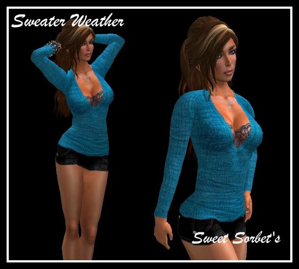 Sweet Sorbet's Sweater Weather - Blue