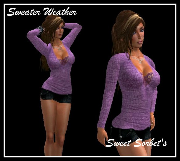 Sweet Sorbet's Sweater Weather - Purple