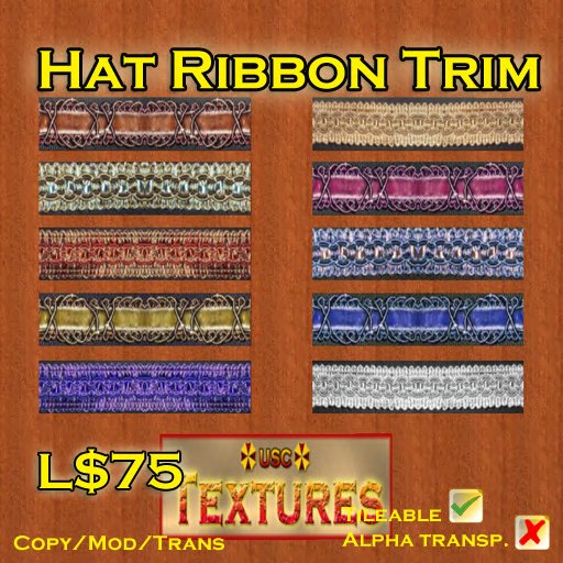 USC Textures - Hat Trim Ribbon 
