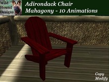 [WHD] -- Adirondack Chair - Mahagony