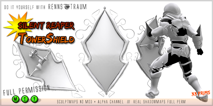 *TRAUM* Silent Reaper TowerShield