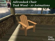 [WHD] -- Adirondack Chair - Teak Wood