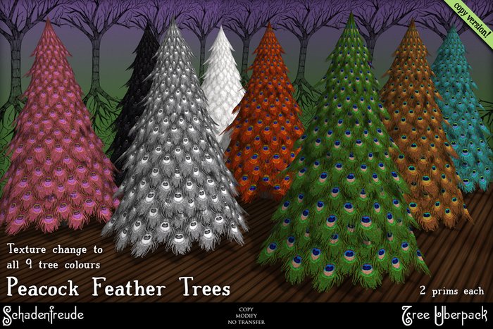 Schadenfreude Peacock Feather Trees Uberpack 
