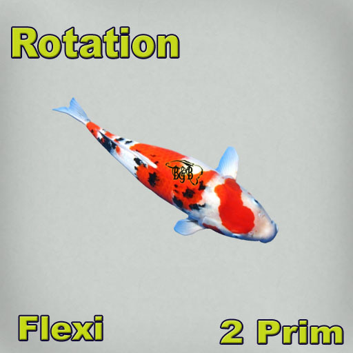 B&B Aquarium Rot-Flex Rotation Koi Marble Orange 