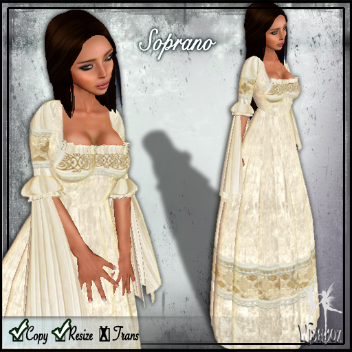 [Wishbox] Soprano (Platinum) - Medieval Role Play Fairy Tale Dress Down