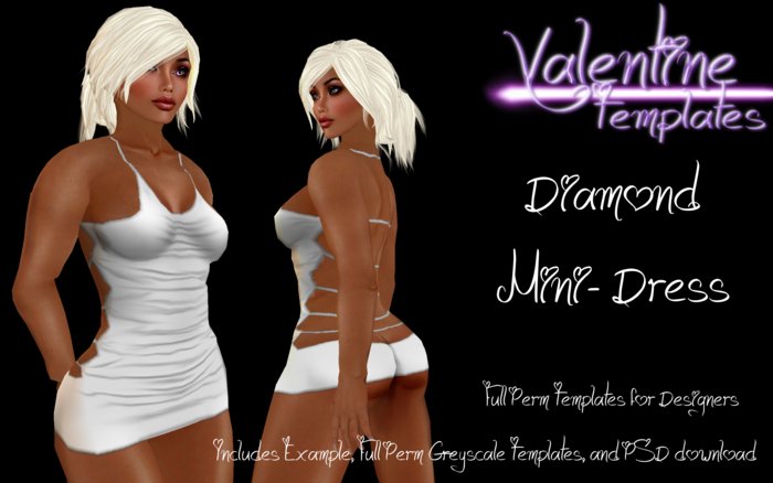 *VT* - Diamond Dress Template