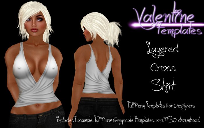 *VT* - Layered Cross Shirt 
