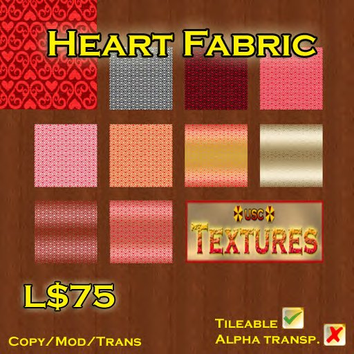 USC Textures - Heart Fabric 