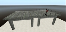 TM 20 Meter Dock with Half Rails - Low Prim