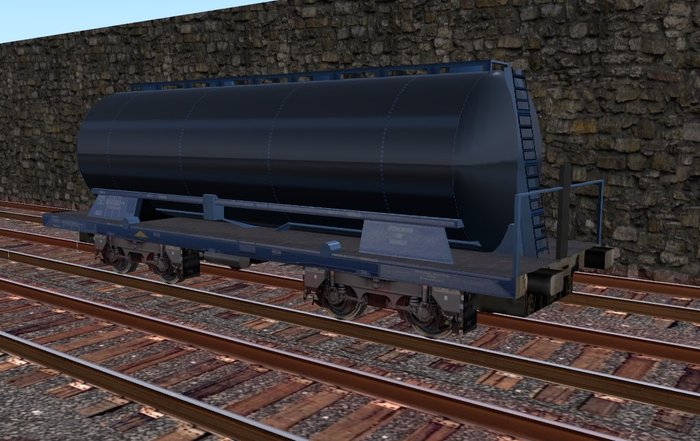 small citern wagon - bleu c/m