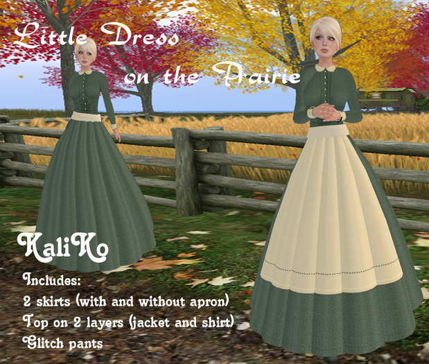KaliKo - Little Dress On The Prairie Green