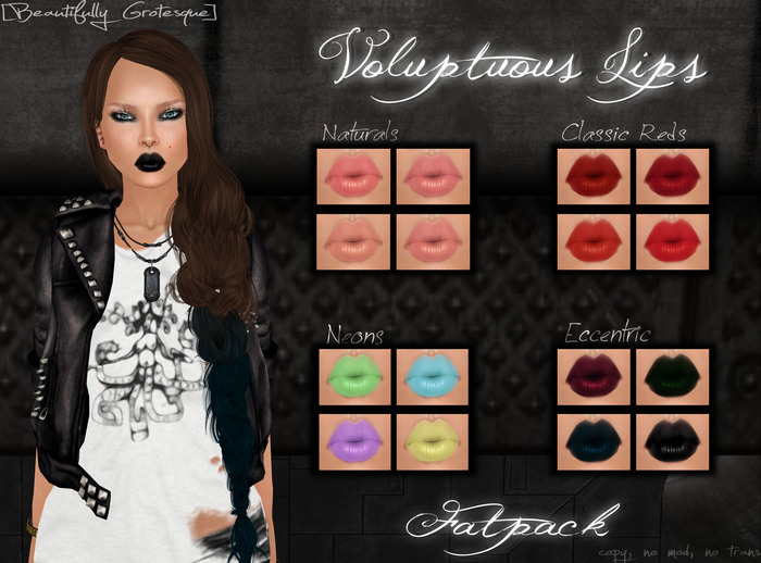 [Beautifully Grotesque] Voluptuous Lips Classic Reds