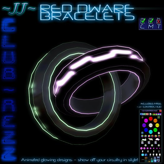 ~JJ~ Club~Rezz Bracelets - Red Dwarf