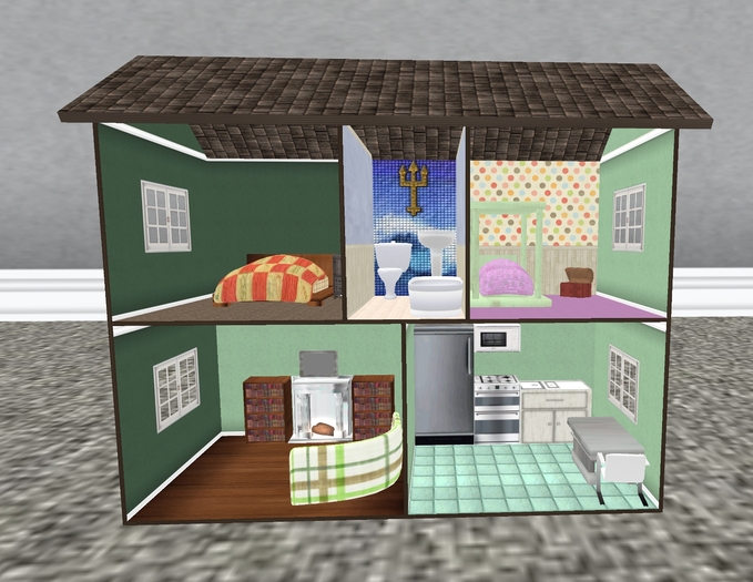 Doll House With 2 Playing Animations - Great Fun For Kids!