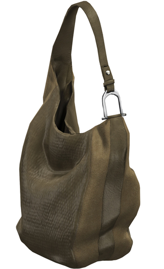 Maitreya Mesh Leather Satchel * Olive