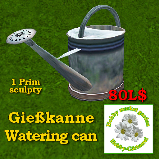 Watering can, sculpty