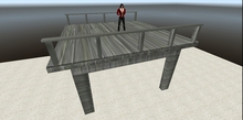 TM 10 Meter Dock with Side Rails - Low Prim