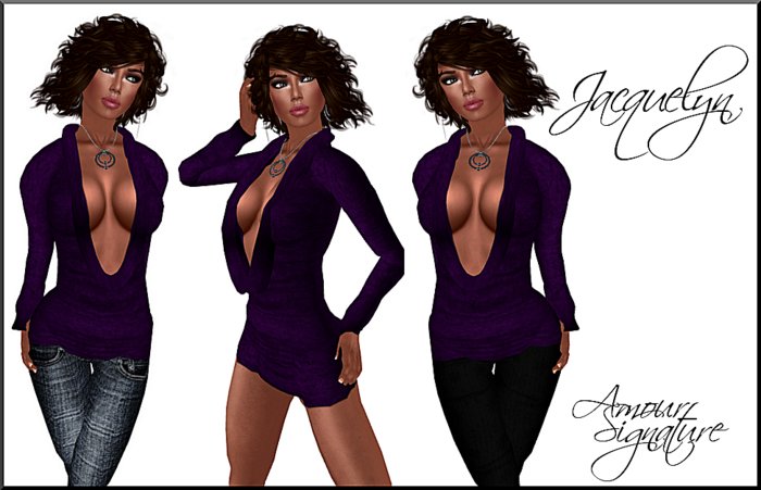 Amour Signature - Jacquelyn Outfit - Purple