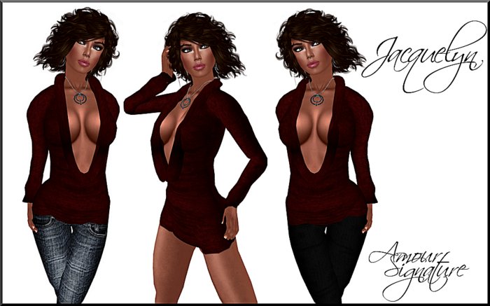 Amour Signature - Jacquelyn Outfit - Crimson
