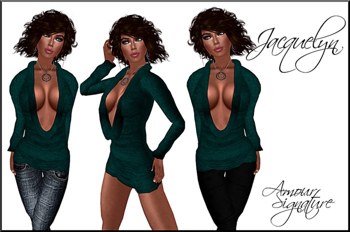 Amour Signature - Jacquelyn Outfit - SeaGreen