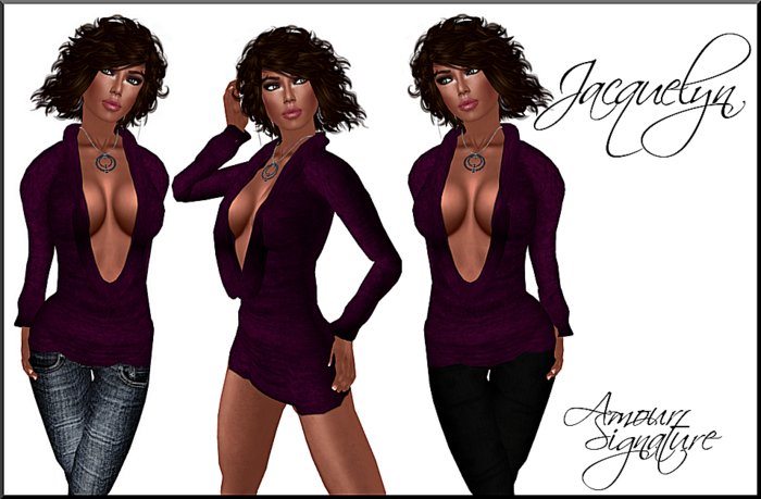 Amour Signature - Jacquelyn Outfit - Berry