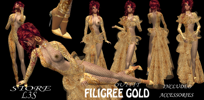 [ L3S ] FILIGREE GOLD
