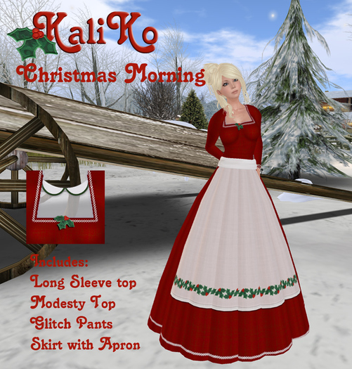 KaliKo - Christmas Morning Dress - PROMO