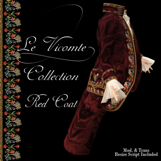 Le Vicomte Red Coat
