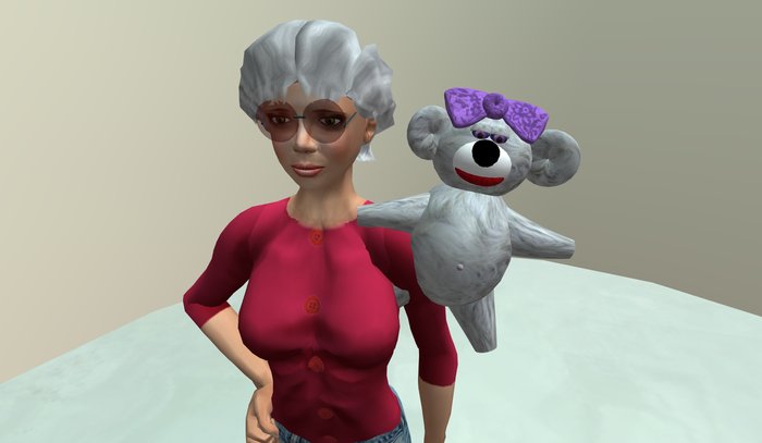 Wingsong Stuffed Teddy Bear Girl Box