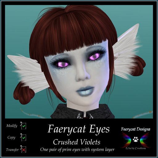 *FCD* Faerycat Eyes - Crushed Violets