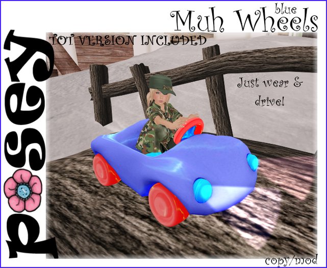 ~Posey~ Muh Wheels Blue