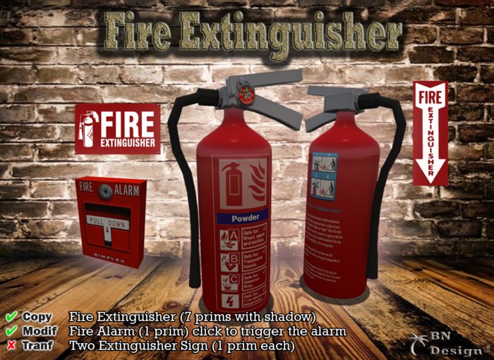 BN Fire Extinguisher New