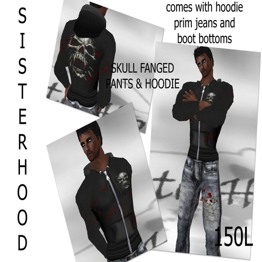 ~~SH~~Skull Fanged  Pants and Hoodie