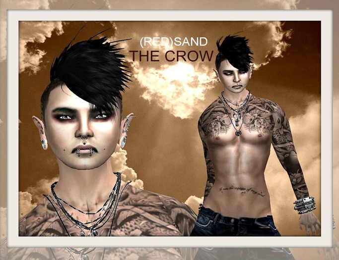 ::PROMO::(RED)SAND THE CROW 3skins&body shape
