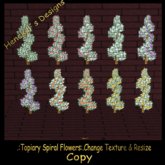 .:Spiral Topiary Flowers:.
