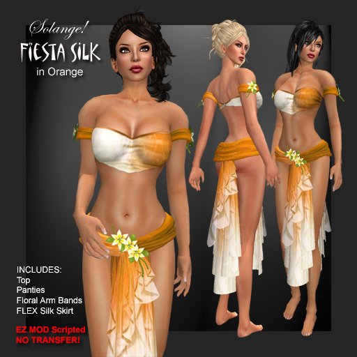 *Solange!* Fiesta Silk - ORANGE