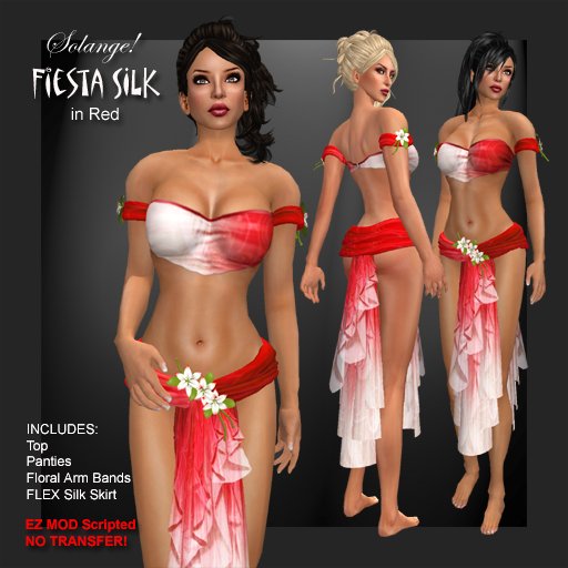 *Solange!* Fiesta Silk - RED