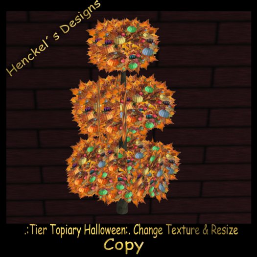 .:LD:. Tier Topiary Halloween:.